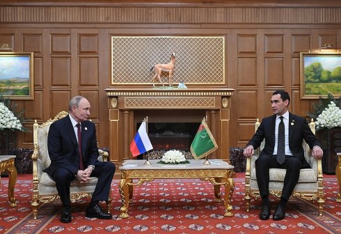 Turkmenistan’s President Serdar Berdimuhamedov Meets Russian President Vladimir Putin