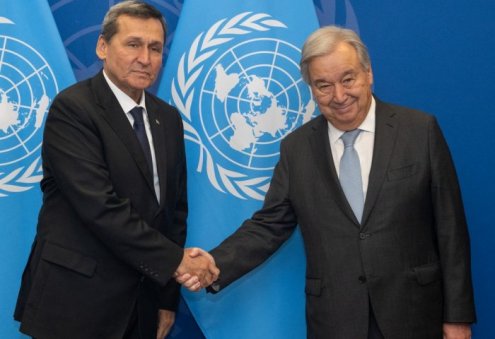 Turkmen Foreign Minister, UN Secretary-General Discuss Key Areas of Cooperation