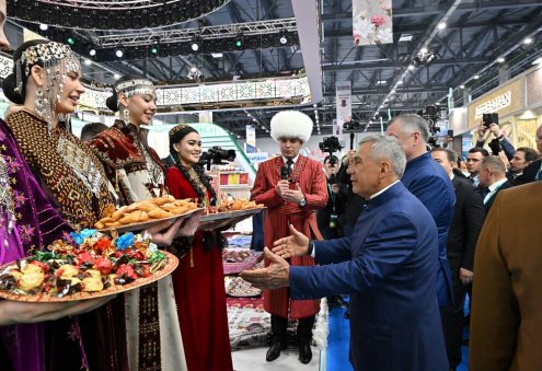 Turkmen Entrepreneurs Participate in Exhibition Within Russia–Islamic World: KazanForum