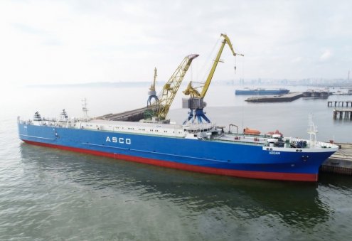 ASCO Vessels Transport Pipes for TAPI Pipeline