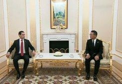 Turkmen President Receives Toyo Engineering CEO