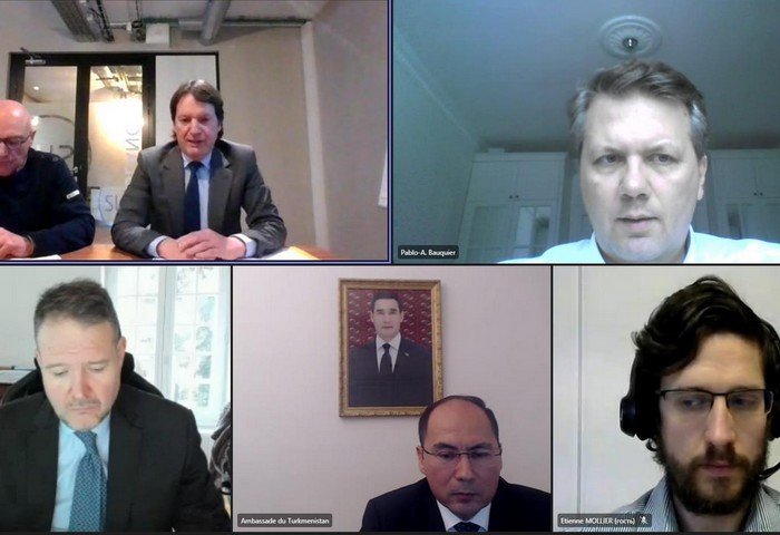 Türkmendemiryolları ile Fransa’nın Arterail şirketi, işbirliğinin ilerletilmesini ele aldı Türkmendemiryolları ile Fransa’nın Arterail şirketi, işbirliğinin ilerletilmesini ele aldı