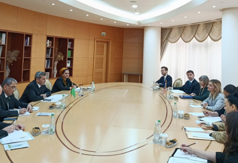 Rashid Meredov Meets With U.S. Deputy Secretary Of State Sarah Rogers