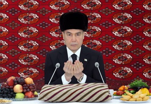 Gurbanguly Berdimuhamedov Attends Opening Ceremony of New Mosque in Anau
