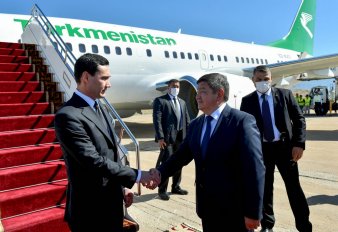 Turkmen President Arrives in Kyrgyzstan For Central Asian Leaders Summit