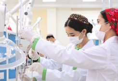 Turkmen Student Develops Technology to Produce Dyes From Galkynysh Sulfur