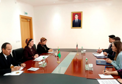 Turkmenistan's Deputy Foreign Minister Discusses Bilateral Cooperation With U.S. Diplomat