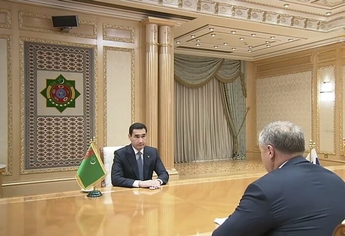 Turkmen President Meets Governor of Russia’s Astrakhan Region Turkmen President Meets Governor of Russia’s Astrakhan Region