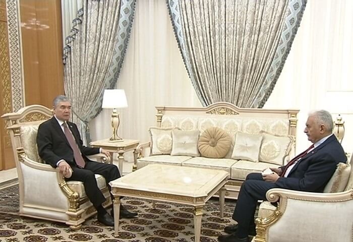 Gurbanguly Berdimuhamedov Meets With Chairman of OTS Elders Council