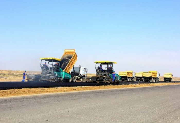 Construction of Ashgabat-Turkmenabat Higway Continues at High Pace