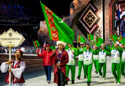 Turkmen Athletes Participate in VI World Nomad Games