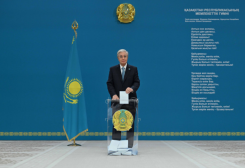 Turkmen President Congratulates Kazakh President on First Kurultai Elections