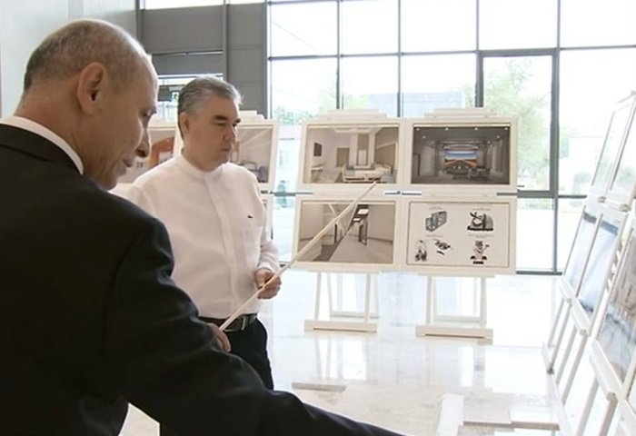 Gurbanguly Berdimuhamedov Inspects Healthcare Projects Under Construction in Ashgabat Gurbanguly Berdimuhamedov Inspects Healthcare Projects Under Construction in Ashgabat