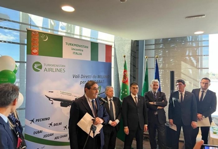 Turkmenistan Airlines' Plane Completes its First Passenger Flight to Milan Turkmenistan Airlines' Plane Completes its First Passenger Flight to Milan