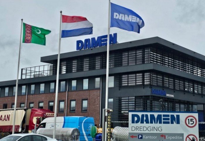 Turkmenistan's Balkan Shipyard to Assemble Damen Dredger Turkmenistan's Balkan Shipyard to Assemble Damen Dredger