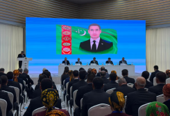 Turkmen President Congratulates Participants of Caspian Ecosystem Conference