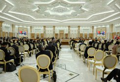 Eýranyň, Täjigistanyň Prezidentleri Türkmenistanyň parahatçylygy we ynamy berkitmekdäki goşandyny bellediler