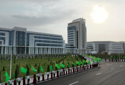 Turkmen President Attends Opening of State Architecture and Construction Institute