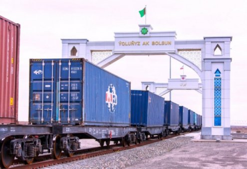 First Iranian Freight Train Transits Turkmenistan to Bukhara