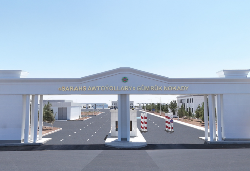 Turkmenistan Modernizes Sarakhs Autoyollary Customs Post