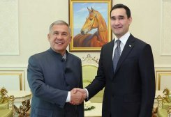 Minnikhanov: Tatarstan Entrepreneurs Interested in Expanding Presence in Turkmen Market