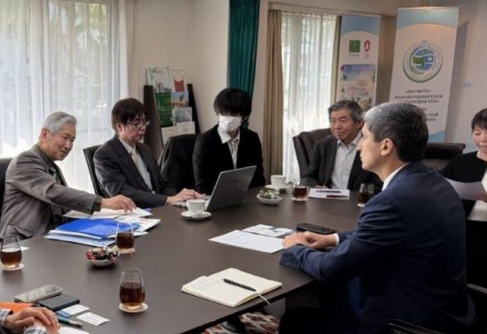 Türkmenistan bilen Ýaponiýa suw arassalaýjy tehnologiýalar ulgamynda hyzmatdaşlygyň geljegini maslahatlaşdylar Türkmenistan bilen Ýaponiýa suw arassalaýjy tehnologiýalar ulgamynda hyzmatdaşlygyň geljegini maslahatlaşdylar