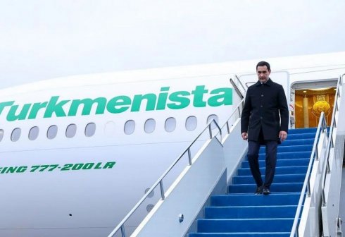 Turkmen President Arrives in Kazakhstan on Working Visit