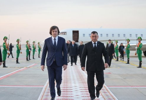 PMs of Georgia, Azerbaijan Arrive in Ashgabat for High-Level Events