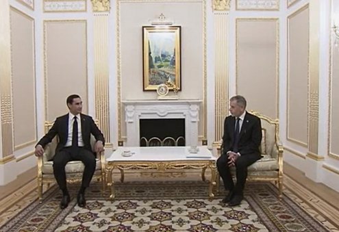 President of Turkmenistan Meets with Head of 'Vozrozhdenie' Construction Group