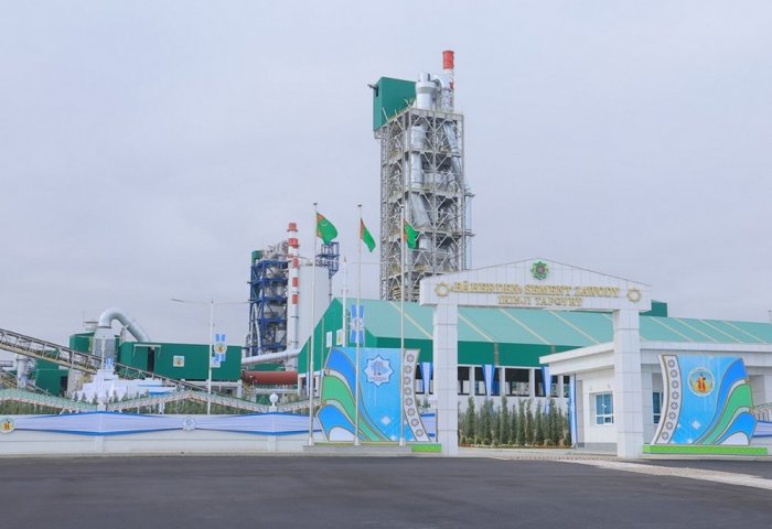 Turkmenistan’s President Inaugurates Second Phase of Baharden Cement Plant Turkmenistan’s President Inaugurates Second Phase of Baharden Cement Plant