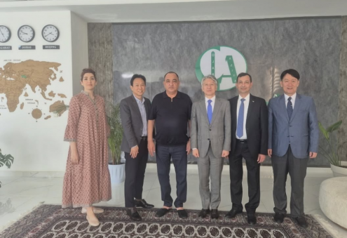 Koreý ilçisi "Ojar Aziýa" kompaniýasy bilen Türkmenistandaky taslamalary maslahatlaşdy
