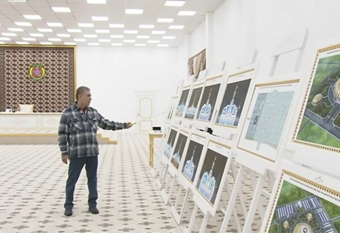 Gurbanguly Berdimuhamedov Inspects Second Phase of Arkadag City Construction Gurbanguly Berdimuhamedov Inspects Second Phase of Arkadag City Construction