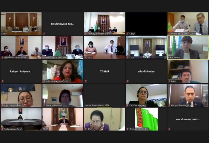 Türkmenistan ve BM küresel COVID-19 pandemisinin sosyo-ekonomik etkisini görüştü Türkmenistan ve BM küresel COVID-19 pandemisinin sosyo-ekonomik etkisini görüştü
