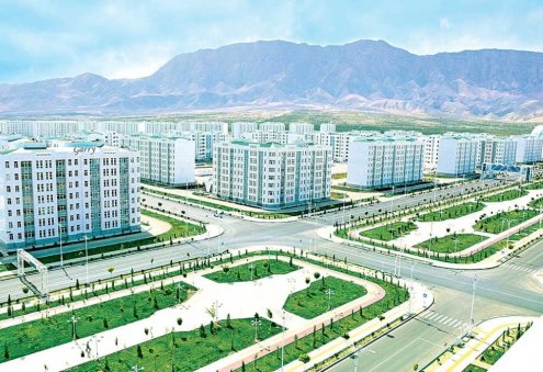 Eziz Doganlar Keramika Products Widely Used in Arkadag City Construction