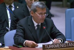 Turkmen Foreign Minister Takes Part in UN Security Council Open Debate