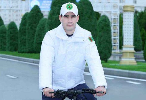 President of Turkmenistan Participates in Mass Cycling Event