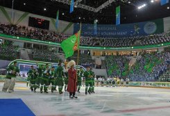 Turkmenistan’s Galkan Clinched International Ice Hockey Tournament Title
