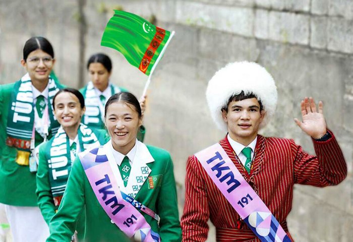 Turkmen Athletes Participate in Paris 2024 Olympic Games Opening Ceremony Turkmen Athletes Participate in Paris 2024 Olympic Games Opening Ceremony