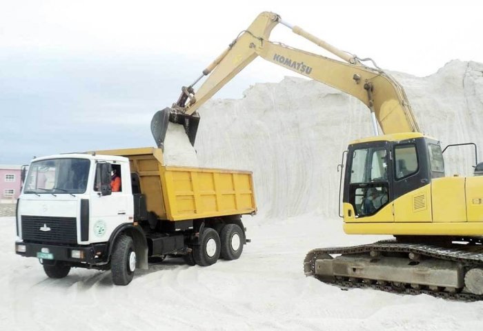 Enterprise in Western Turkmenistan Produces Over 97,600 Tons of Salt Enterprise in Western Turkmenistan Produces Over 97,600 Tons of Salt
