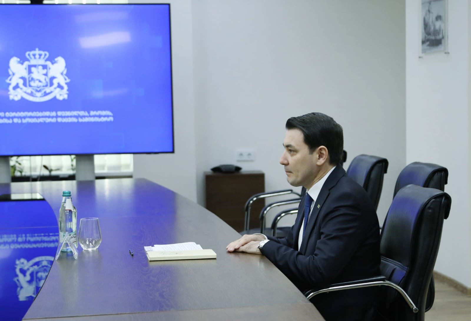 Döwletmyrat Seýitmämmedow, 2025-nji ýylyň 24-nji marty, Tbilisi, Gruziýa (Surat: Türkmenistanyň Gruziýadaky ilçihanasy)