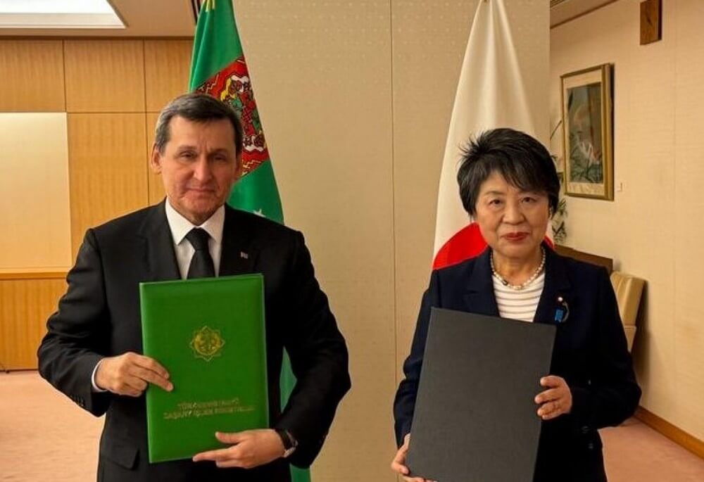 Türkmenistan Dışişleri Bakanlığı ile Japonya Dışişleri Bakanlığı arasında 2024-2026 İşbirliği Programı’nın imza töreni, 23 Ocak 2024, Tokyo, Japonya.