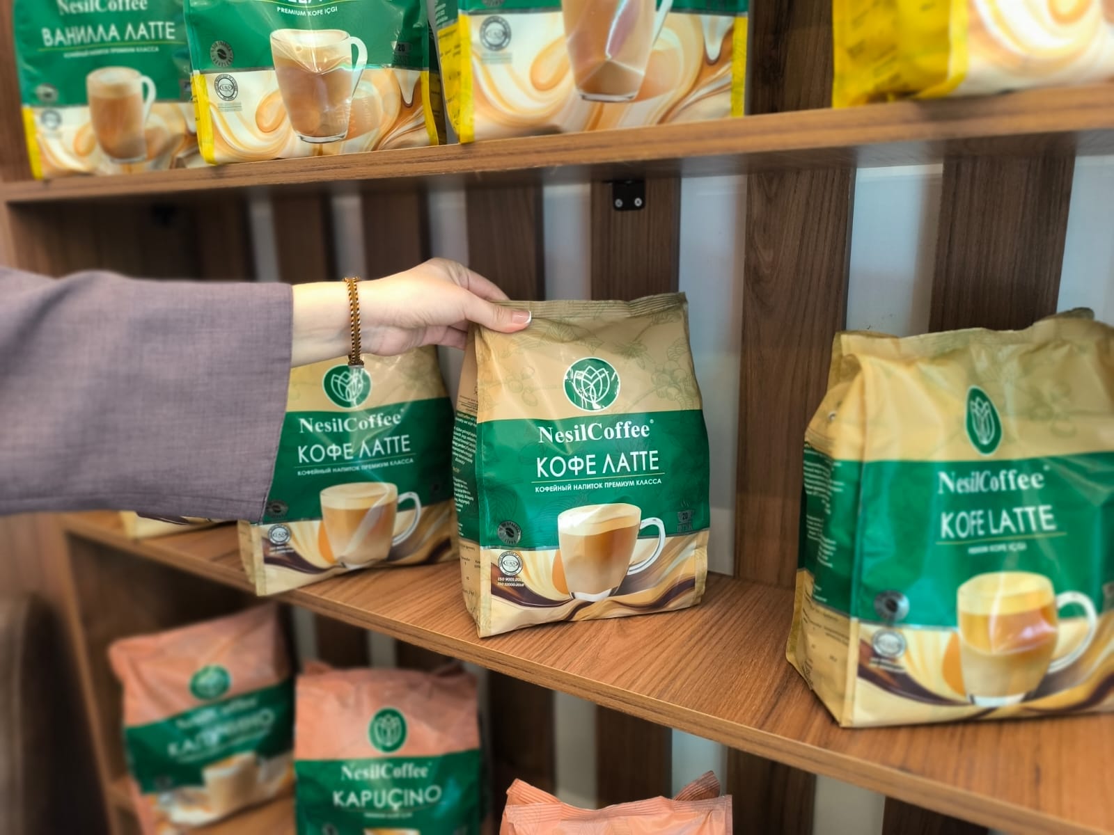 Instant coffee brand NesilCoffee, March 17-19, 2025, Ashgabat, Turkmenistan (Photo: BT)