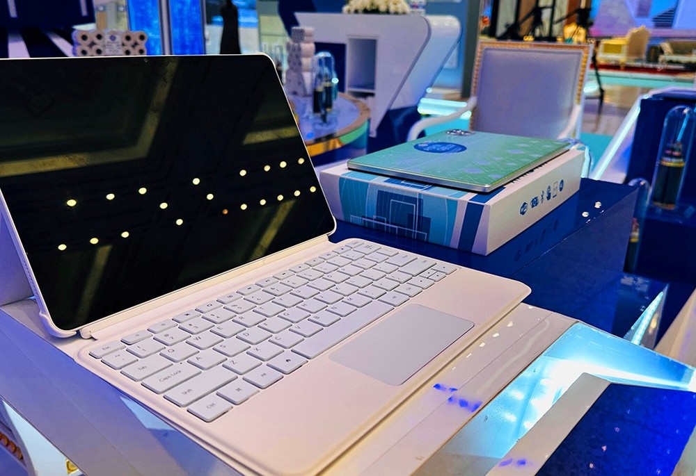 Aýdyň Gijeler’s booth at the 24th Multi-Industry International Exhibition “White City Ashgabat,” May 24–25, 2025, Ashgabat, Turkmenistan (Photo: BT)