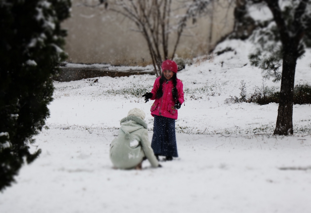 Ashgabat Covered in Snow | Photo Report